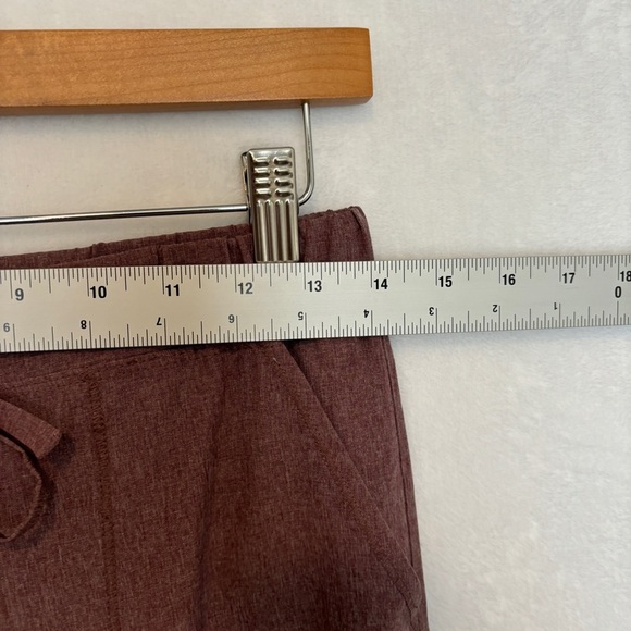 Albion Womens Brick Red Jet Set Pull On Casual Joggers Ankle Zips Size XS - Picture 8 of 9